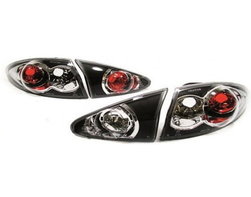PAIR OF HEADLIGHTS for ✨Alfa Romeo 147 2000-2004 H1 H7 BLACK crystal clear✨