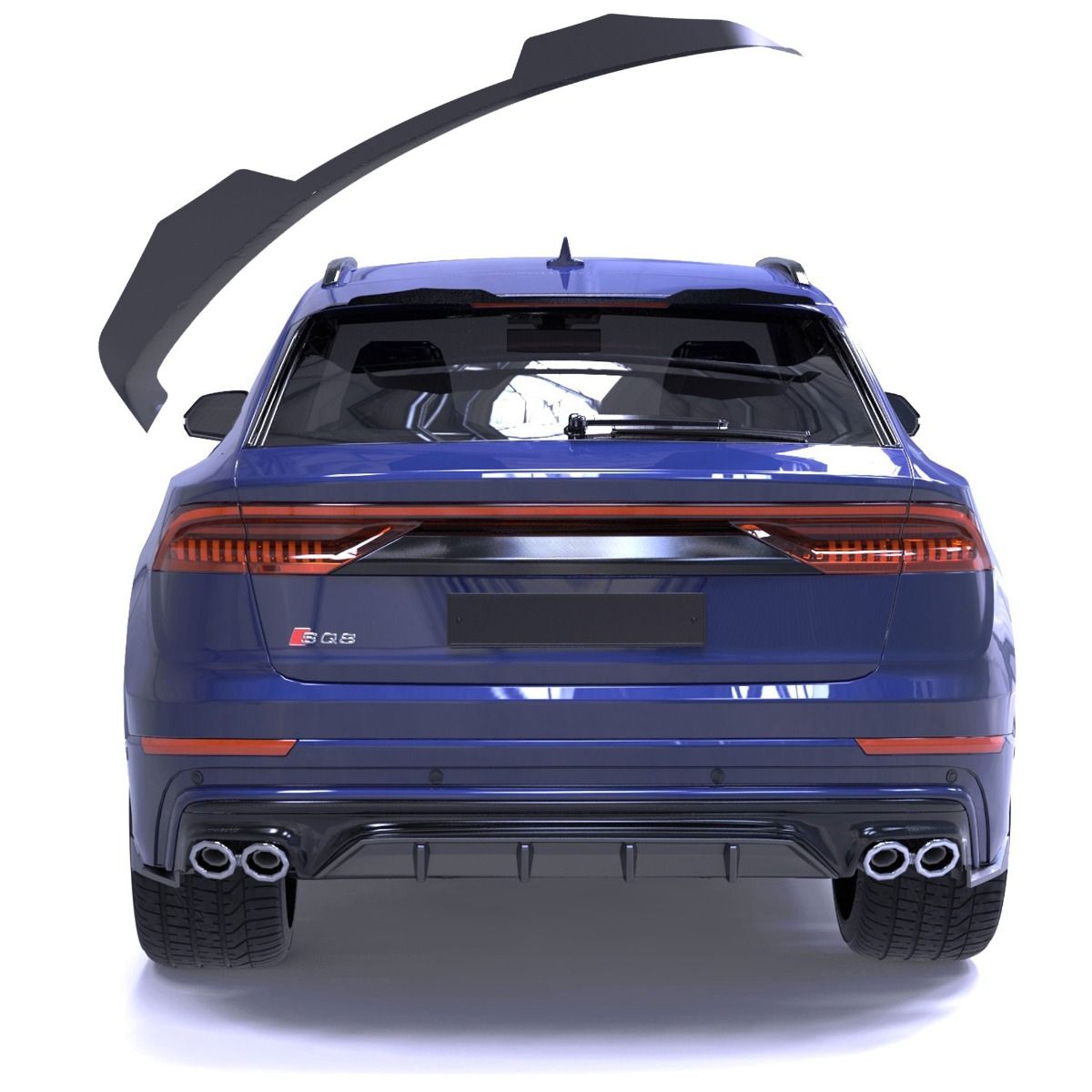 4606⭐Spoiler sul tetto adatto per Audi SQ8 Mk1 (2019-2023)⭐