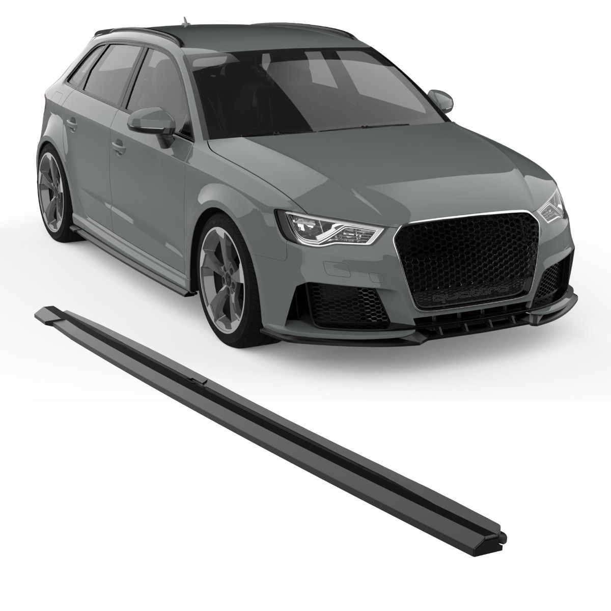 2335 ⭐SottoMinigonne adatte per Audi Q5 S-Line SUV Sportback Mk2 Facelift 20–24⭐