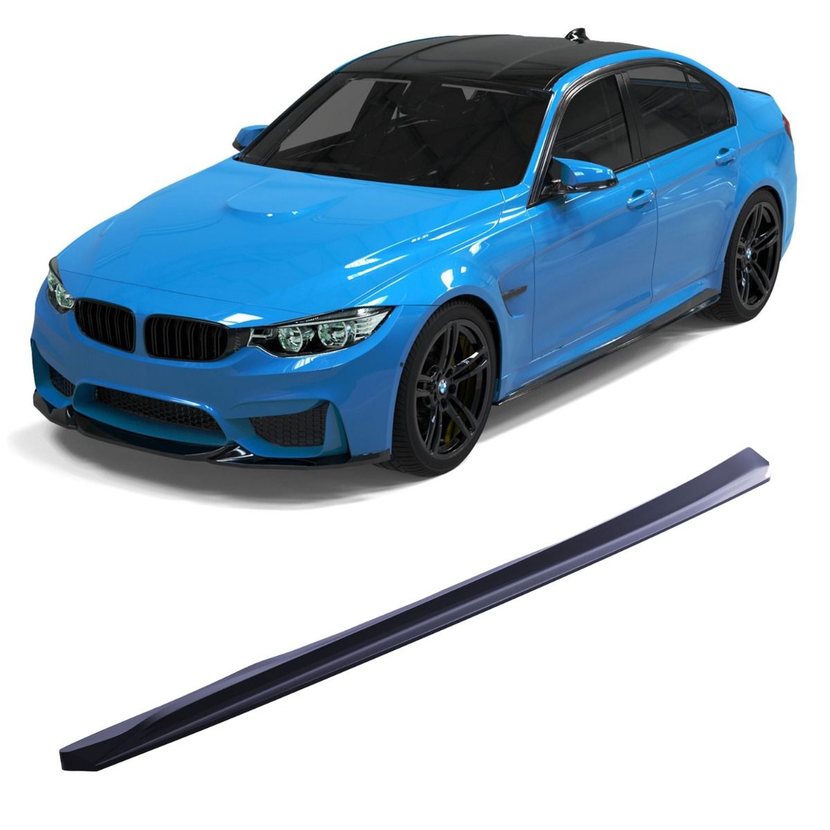 2363 ⭐Sotto Minigonne laterali adaptate for BMW Serie 3 M3 F80 14-18⭐