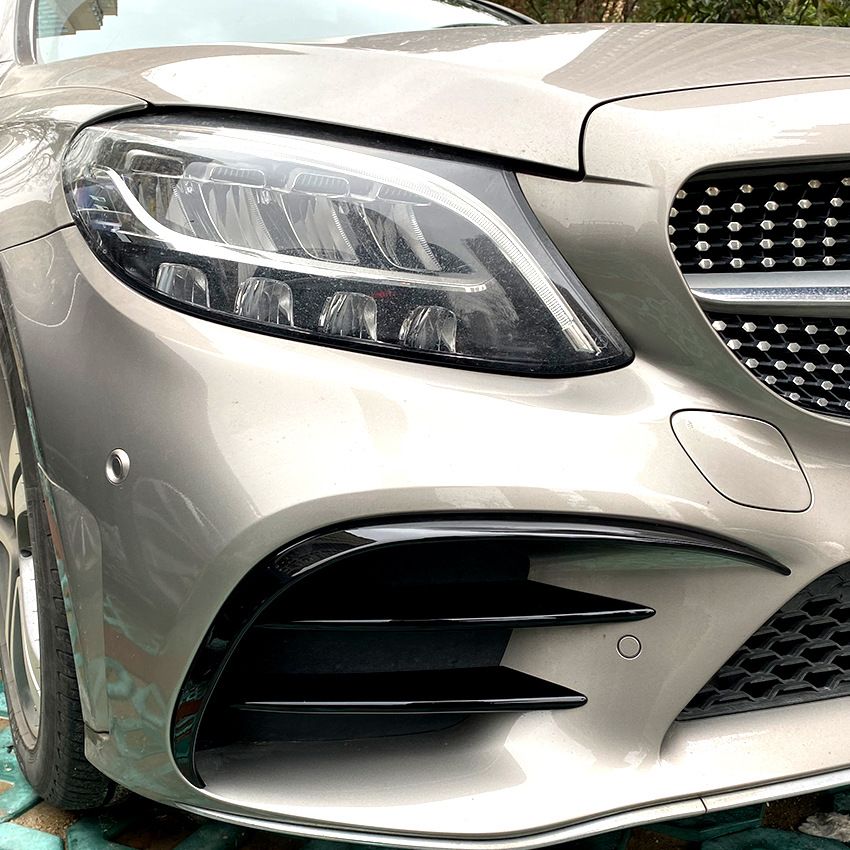 6351⭐ALETTONI AERODINAMICI ADATTO PER MERCEDES W205 CLASSE C AMG LINE (FLIFT) ⭐