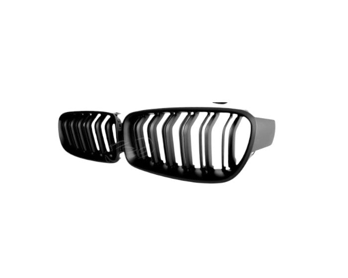 🔥ART.2766 Griglia Sportiva Doppia Lamella Nera adatta per BMW Serie 3 F30/F31🔥