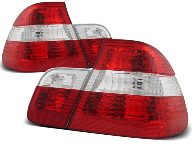 👉Fanali posteriori rossi e bianchi adatto per BMW E46 berlina 98-01👈