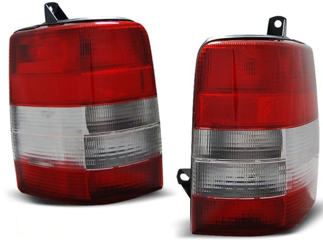 👉Fari Posteriori adatto per JEEP GRAND CHEROKEE (ZJ) 93-99 ROSSO BIANCO👈