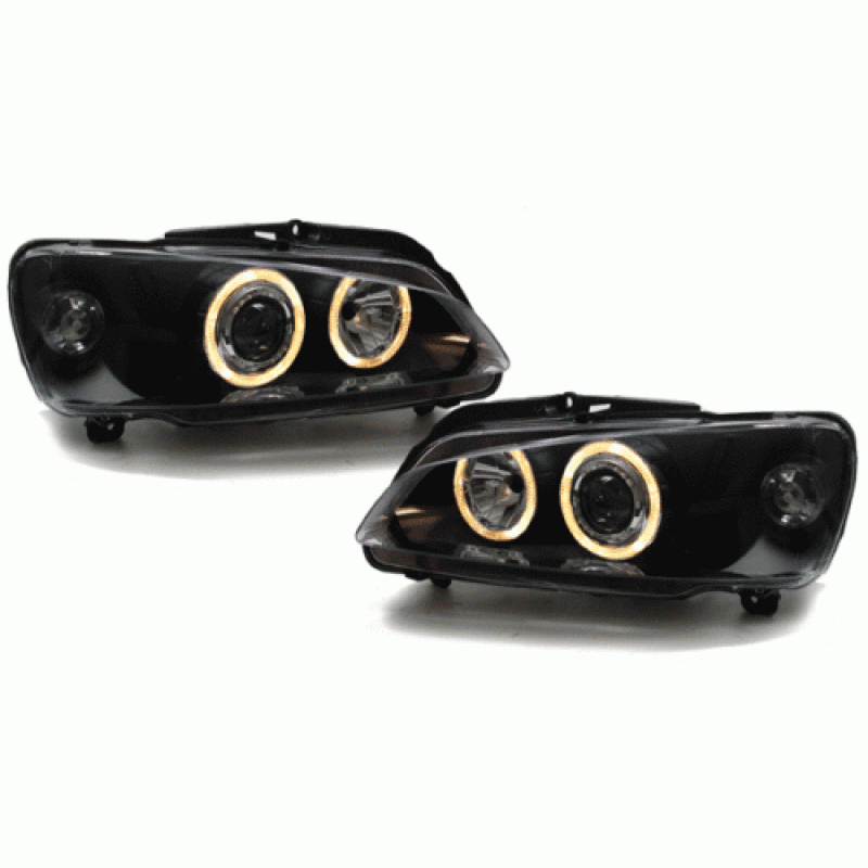 PEUGEOT 106 FROM 1996+ ANGEL EYES YELLOW HEADLIGHTS