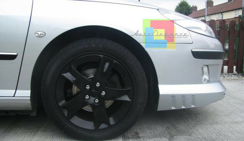 PEUGEOT 407 FRONT SPOILER UNDER BUMPER SPORTY DESIGN