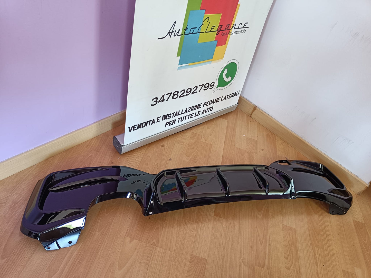 REAR DIFFUSER BMW 1 SERIES F20 F21 2015-2019 M SPORT LOOK LEFT EXIT 0276