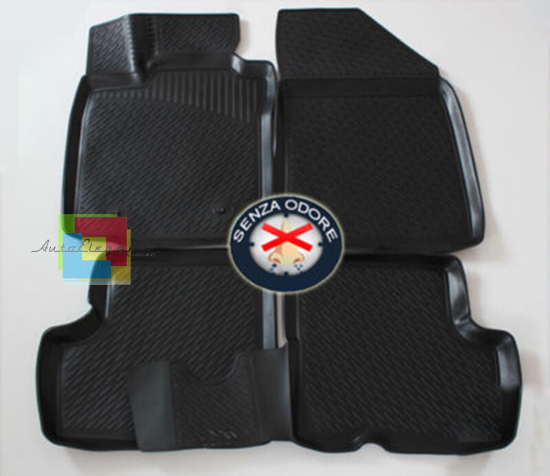DACIA SANDERO 2009-2012 SET TAPPETINI AUTO IN GOMMA - TAPPETI TOP QUALITA - AUTOELEGANCERICAMBI