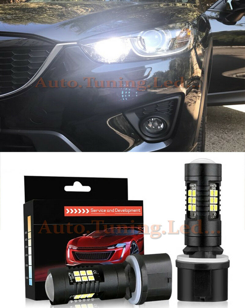 2x LAMPADE P13W CAMBUS MAZDA CX-5 CX 5 DIURNE DRL FULL LED BIANCO 6000K - AUTOELEGANCERICAMBI