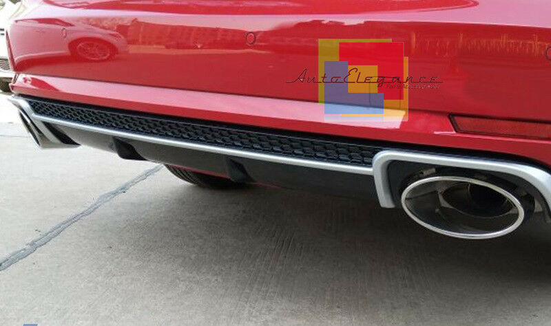 DIFFUSORE POSTERIORE RS4 - AUDI A4 B9 8W 2016+ AVANT BERLINA SOTTO PARAURTI ABS