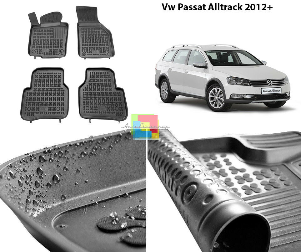 VW PASSAT ALLTRACK 2012+ RUBBER CAR MATS - TOP QUALITY MATS -1-