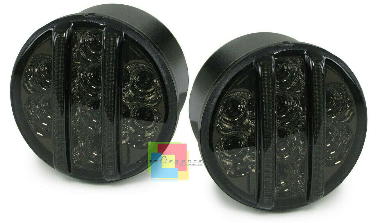 JEEP WRANGLER JK 2007+ FRECCE ANTERIORI FULL LED FUME INDICATORE DIREZIONE