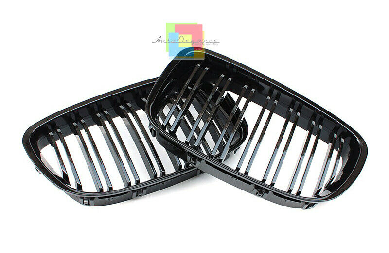 FRONT GRILLES DOUBLE BAND M GRILLE MASKS FOR BMW 5 SERIES GT F07 2009+ .-