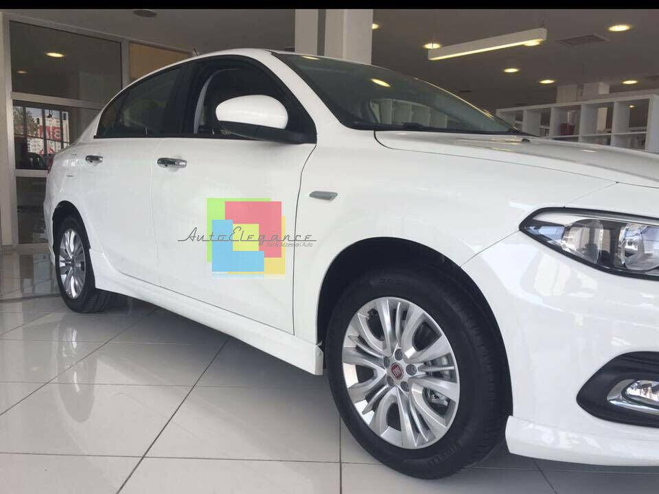 FIAT TIPO BERLINA 2015+ MINIGONNE LATERALI SOTTO PORTA SPORTIVE ABS / PLASTIC