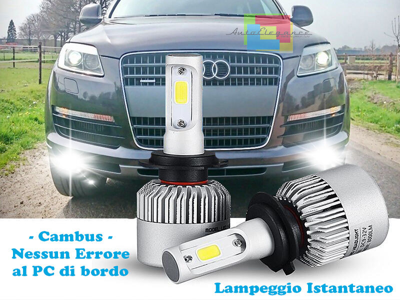 LAMPADE FENDINEBBIA A LED AUDI Q7 4L CAMBUS BIANCO GHIACCIO