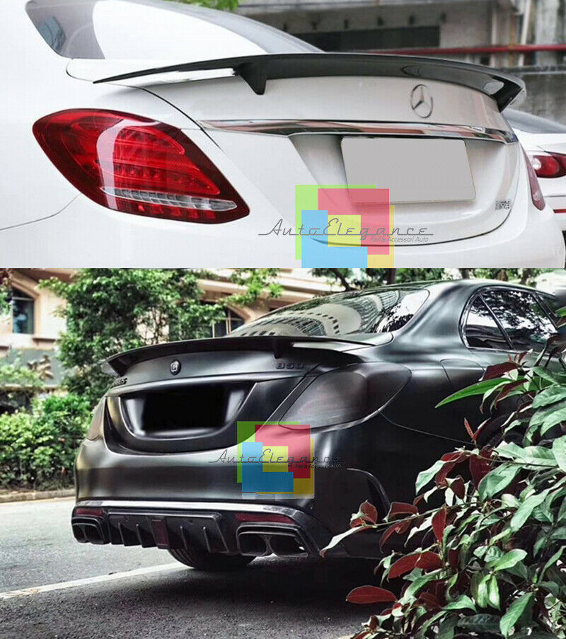MERCEDES C-CLASS W205 2013-2018 REAR SPOILER ON THE HOOD GTS MATT BLACK