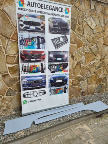 MINIGONNE LATERALI SOTTO PORTA SPORTIVI PER FIAT 500 LOOK TUNING VRT