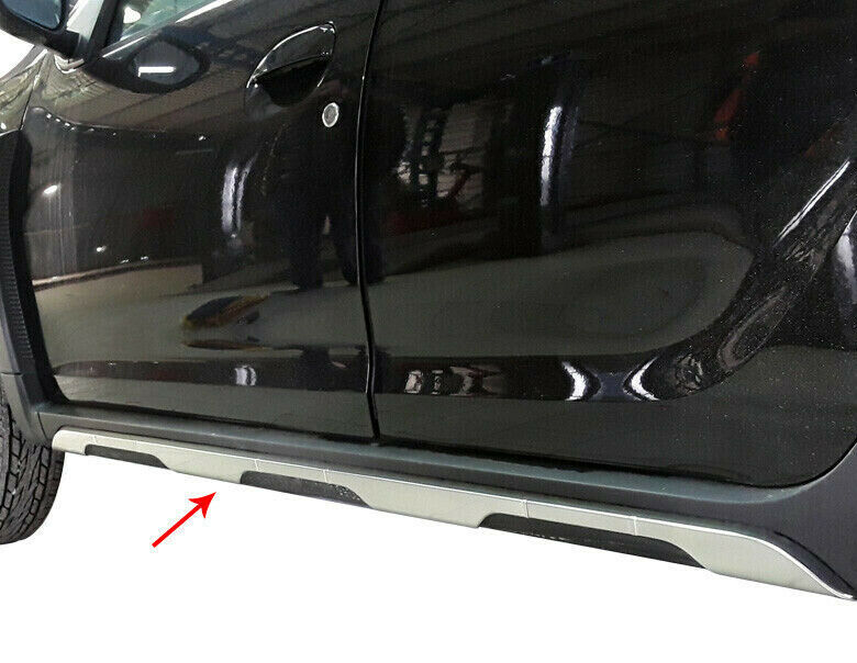 MODANATURE ADESIVE PER DACIA DUSTER II 2018+ CORNICI CROMATE ACCIAIO INOX .