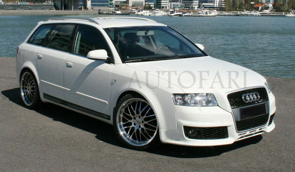 SPOILER ANTERIORE LOOK S4 SOTTO PARAURTI AUDI A4 B6 BERLINA AVANT 2000-2004 .-.