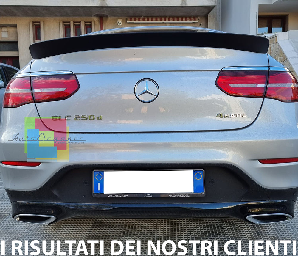 SPOILER POSTERIORE COFANO PER MERCEDES GLC COUPE C253 2015+ ABS AMG