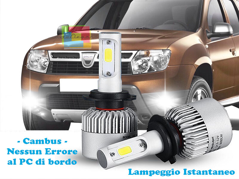 LAMPADE FENDINEBBIA A LED DACIA DUSTER 2010-2013 CAMBUS BIANCO GHIACCIO CREE