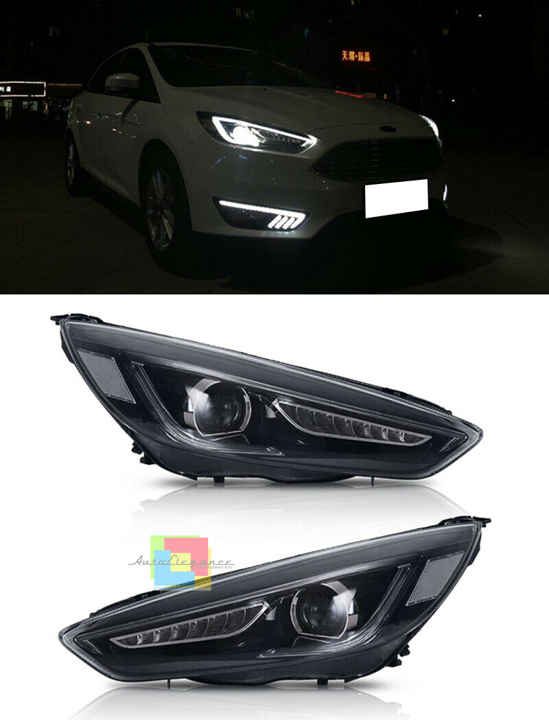 FORD FOCUS III 2015 TO 2017 PAIR OF LED DAYTIME LIGHTS DINAMIC INDICATORS PROM