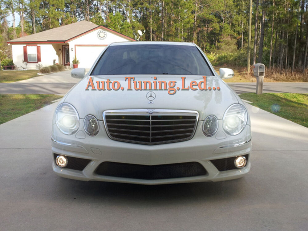 MERCEDES W211 06-09 - COPPIA LAMPADE H7 BLUE XENON BIANCO ANABBAGLIANTE 55W 12V