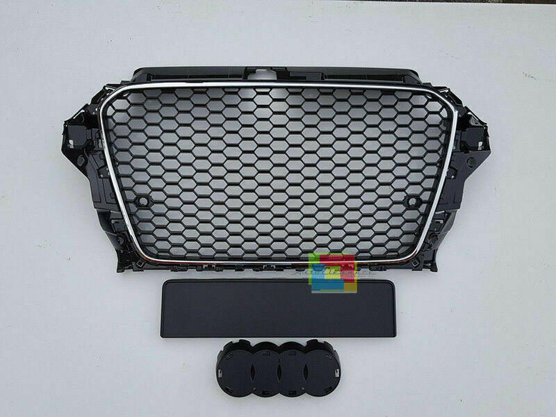 FRONT GRILLE AUDI A6 4G C7 2011-2014 RS6 HONEYCOMB GRILLE NO LOGO -.