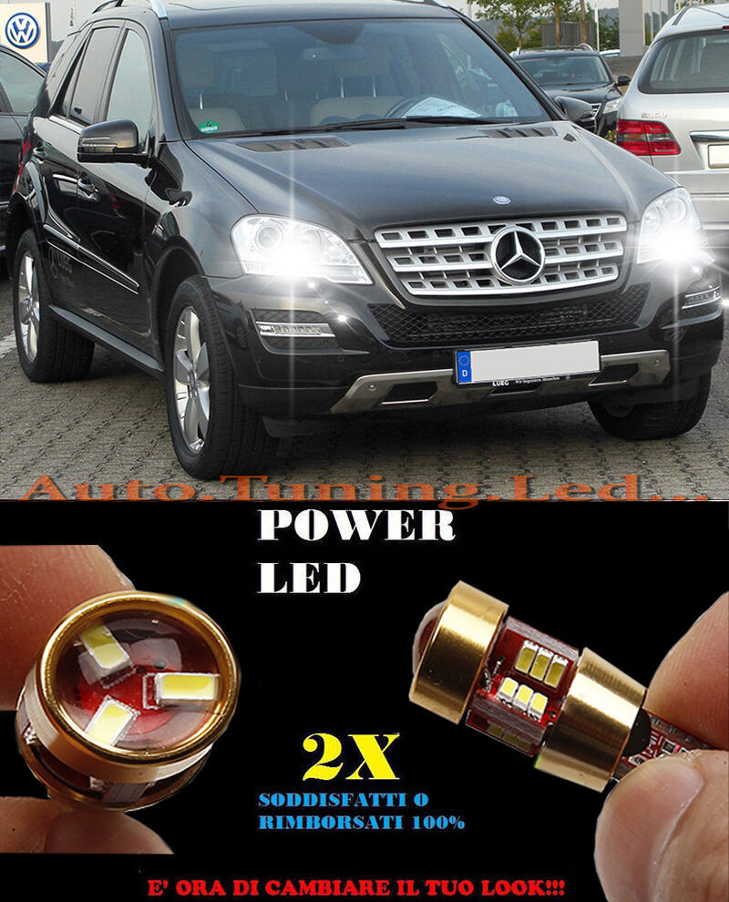 POSITION LIGHTS MERCEDES ML W164 CANBUS T10 WHITE 27 LED SUPER QUALITY