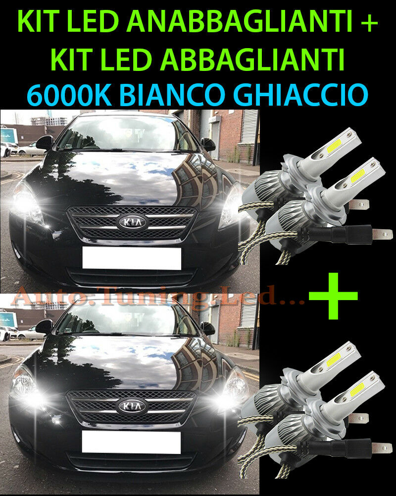 KIT LED LAMPADE ABBAGLIANTI & ANABBAGLIANTI PER KIA CEE'D 2006-2012 -.