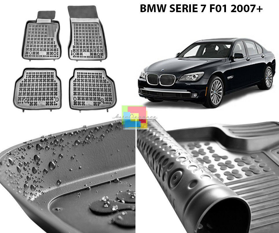 BMW SERIE 7 F01 2007 IN POI TAPPETINI AUTO IN GOMMA - TAPPETI TOP QUALITA -1 AUTOELEGANCERICAMBI