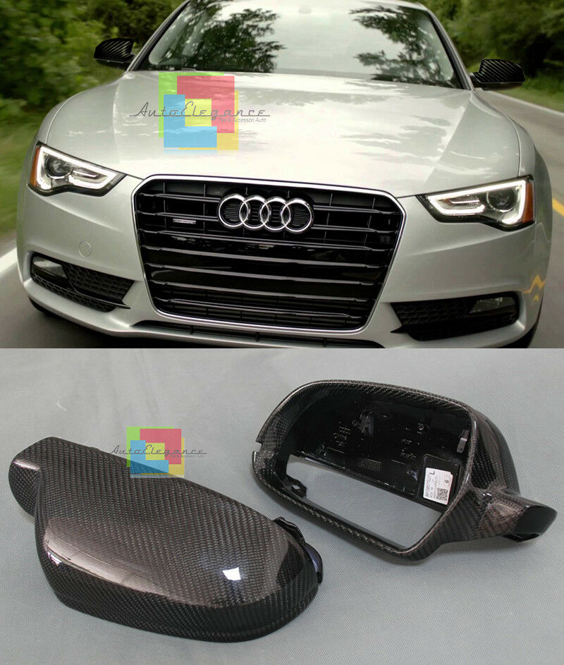 COPERTURE CARBON SPECCHI - CALOTTE AUDI A5 2010-2015 COUPE CABRIO SPORTBACK AUTOELEGANCERICAMBI
