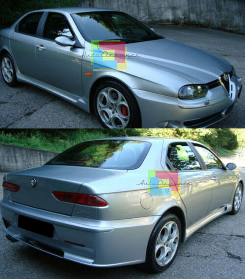 ALFA ROMEO 156 1997-2006 MINIGONNE LATERALI SOTTO PORTA IN ABS SPOILER LOOK GTA AUTOELEGANCERICAMBI