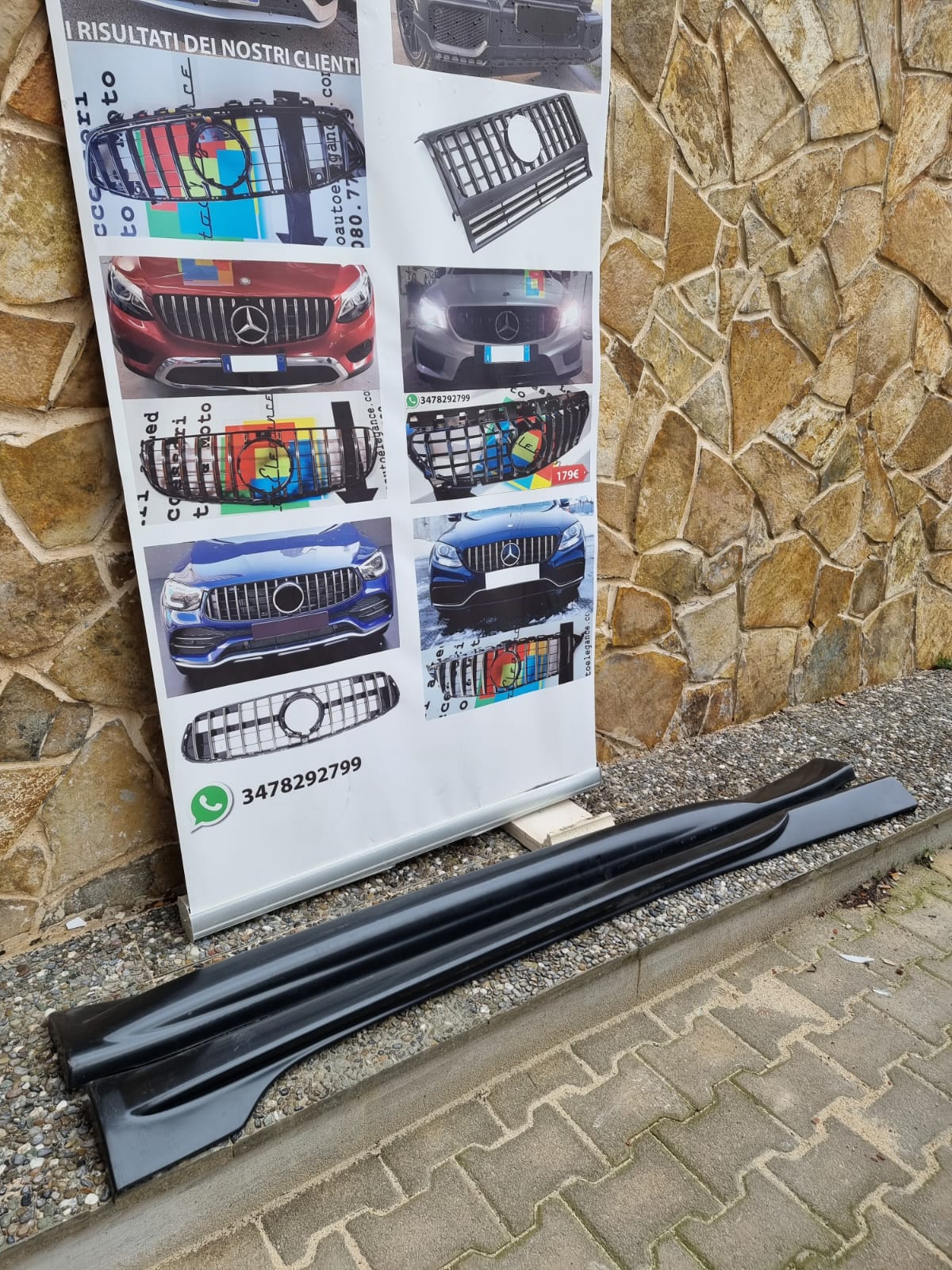 SIDE SKIRTS FOR OPEL INSIGNIA WITH SPOILER UNDER DOOR SPORT ABS OPC