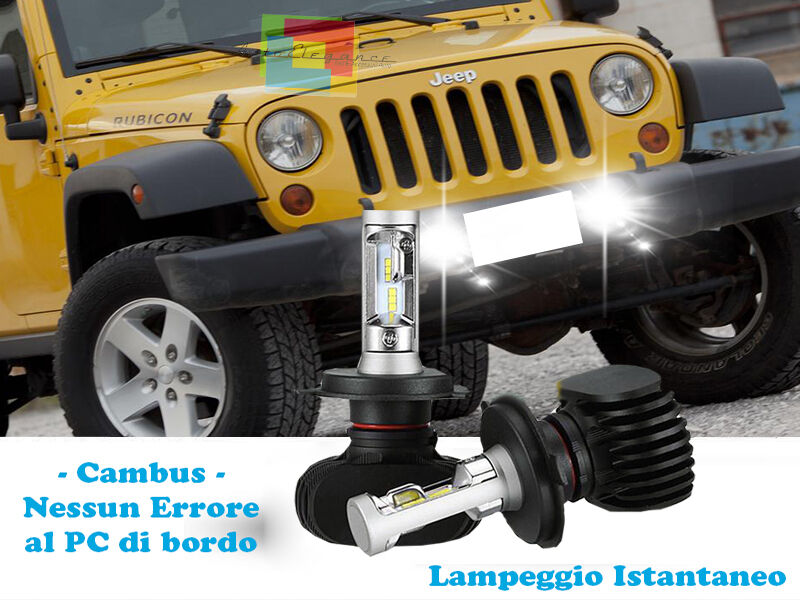 LAMPADE FENDINEBBIA LAMPEGGIO ISTANTANEO LED JEEP WRANGLER III 2007+ CREE