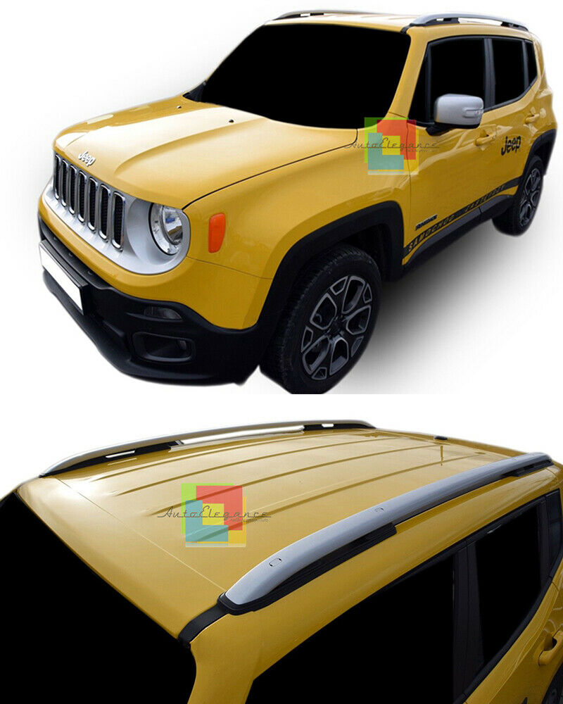 JEEP RENEGADE BARRE SUL TETTO SATINATE MANCORRENTI ALLUMINIO