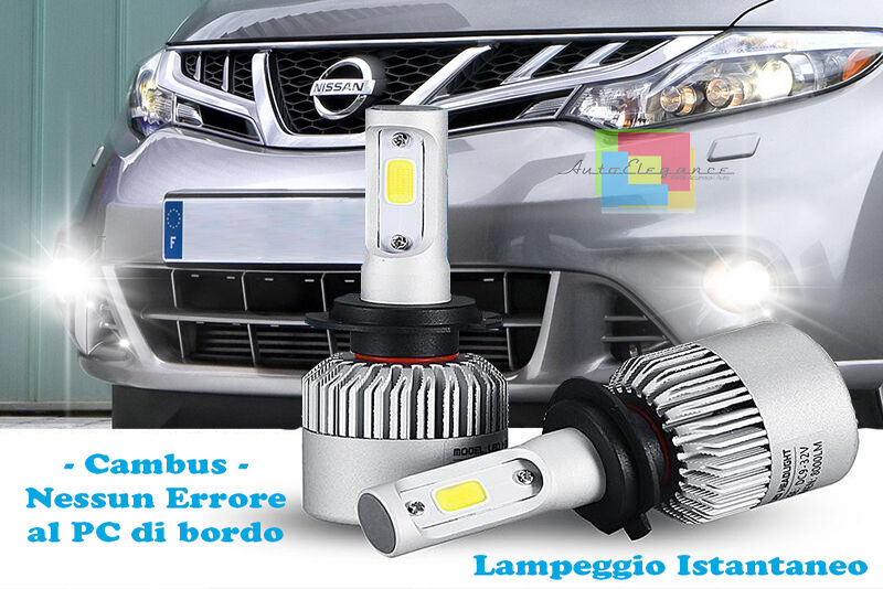 LAMPADE FENDINEBBIA A LED CREE NISSAN MURANO 08-14 CAMBUS BIANCO GHIACCIO