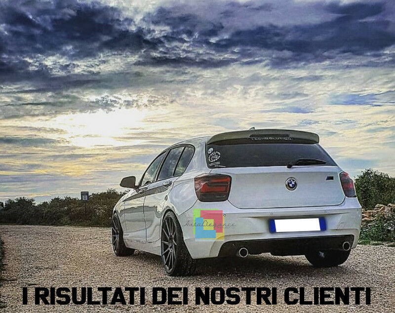 SPOILER POSTERIORE SUL TETTO BMW SERIE 1 F20 F21 2011-2019 LOOK M TECH IN ABS