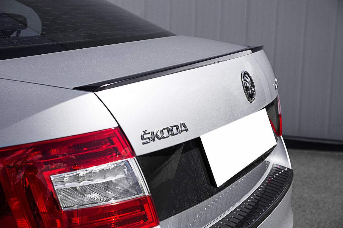 SKODA OCTAVIA III 2012-2017 REAR BONNET SPOILER SPORTY LOOK - ABS