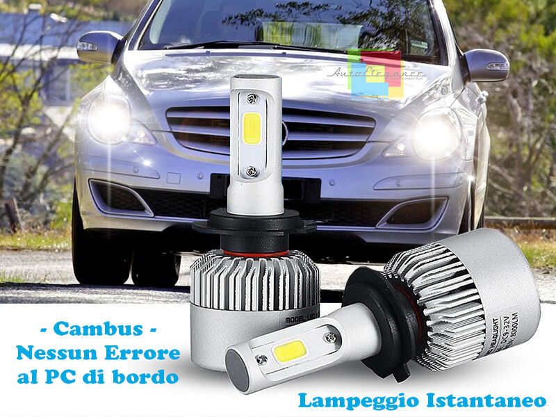 MERCEDES R-CLASS W251 LED LOW BEAM HEADLIGHTS INSTANT FLASH 6000K