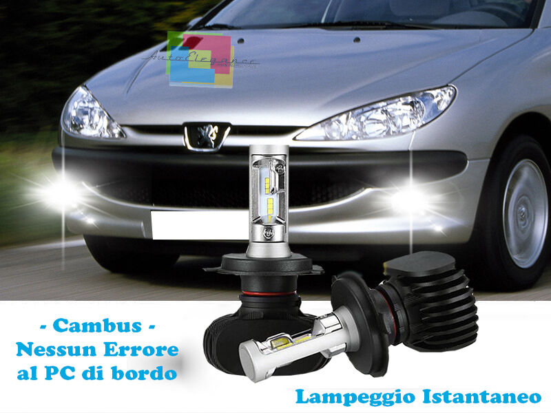 LAMPADE FENDINEBBIA LAMPEGGIO ISTANTANEO LED PEUGEOT 206 98-08 CREE
