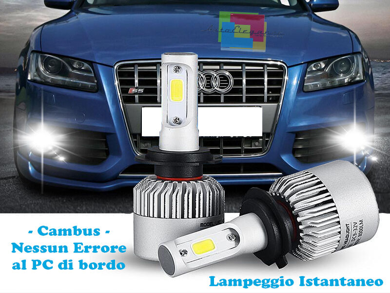 LAMPADE FENDINEBBIA A LED AUDI A5 S5 2007-2011 CAMBUS BIANCO GHIACCIO
