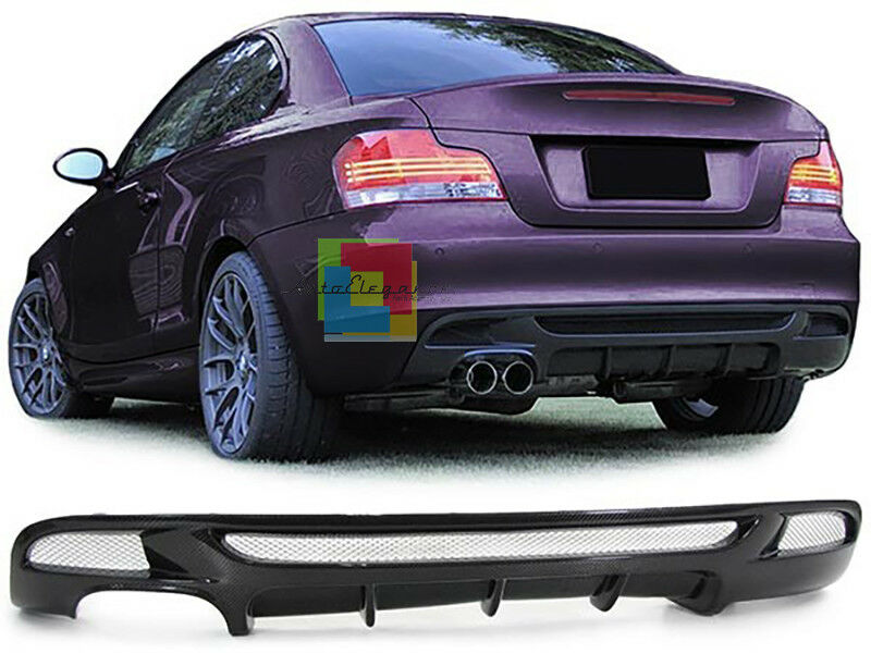 BMW 1 SERIES E82 E88 REAR DIFFUSER UNDER BUMPER M SPORT CARBON
