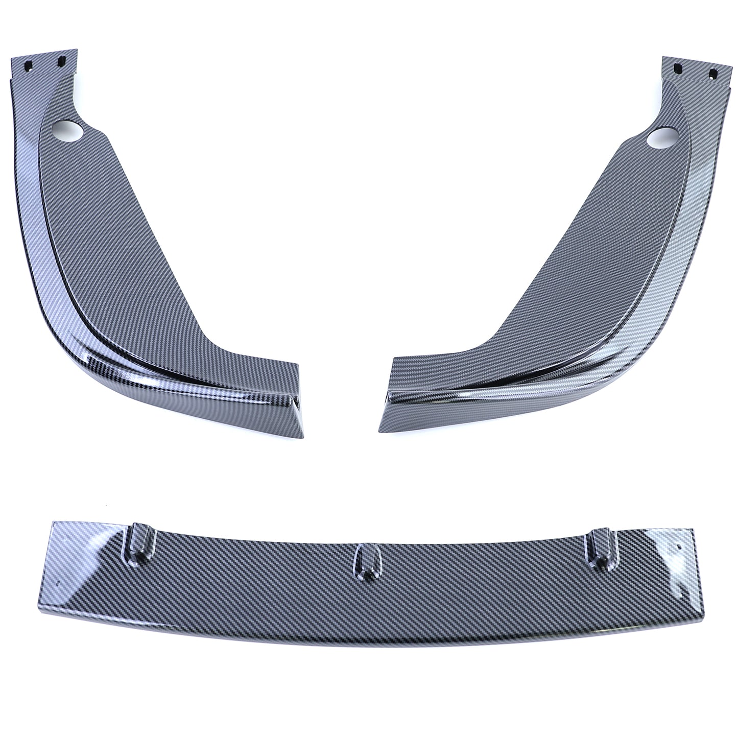 SOTTO PARAURTI BMW SERIE 3 E46 COUPE CABRIO SPOILER ANTERIORE ABS CARBON LOOK