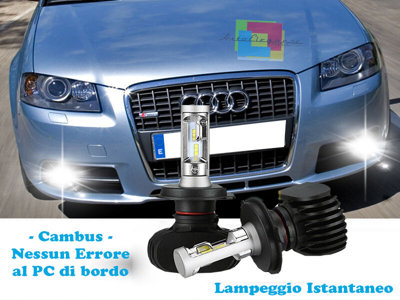 LAMPADE FENDINEBBIA LAMPEGGIO ISTANTANEO LED AUDI A3 8P 2003-2008 6000K CREE