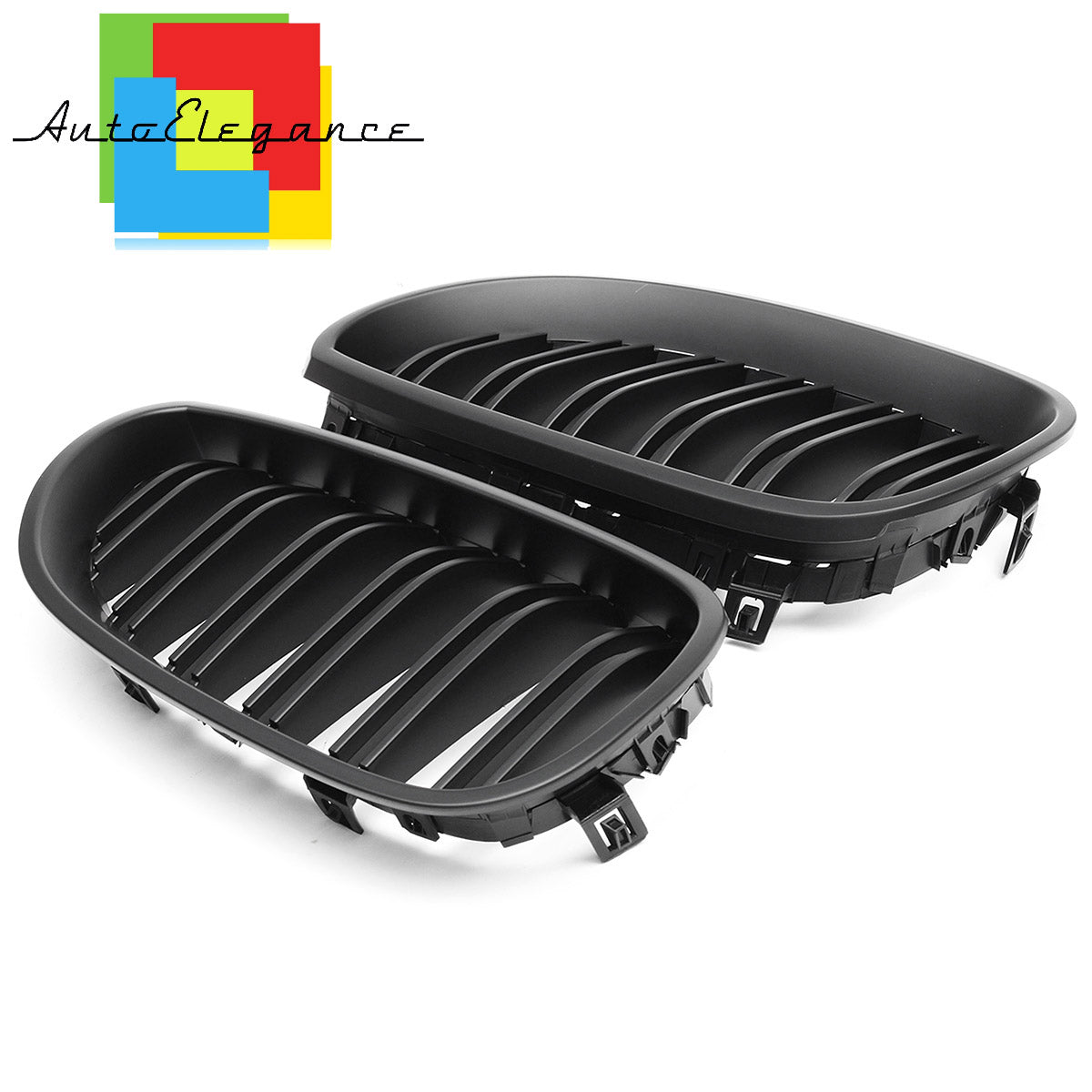 5 SERIES F10 F11 F18 MUSTACHE GRILLE MATT BLACK LOOK DOUBLE KIDNEY NEWS