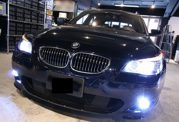 LAMPADE FENDINEBBIA H11 LED CREE RESISTENZA CANBUS 6000K BMW E60 E61 SERIE 5