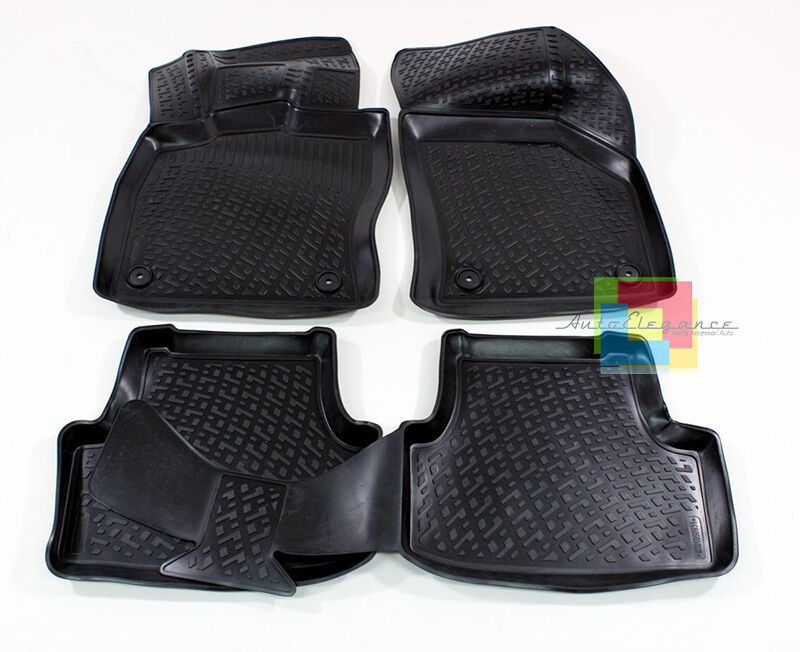 VW GOLF 7 VARIANT 2012+ SET TAPPETINI AUTO IN GOMMA - TAPPETI TOP QUALITA ..-