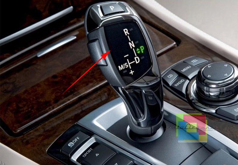 POMELLO CAMBIO AUTOMATICO BMW SERIE 3 E92 E93 2007-2010 - LOOK M SPORT VARIANTE NERA
