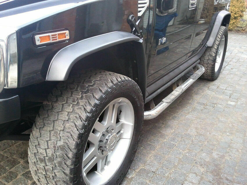 HUMMER H2 SET 4 PARAFANGHI ALLARGATI SPOILER PASSARUOTA LOOK TUNING